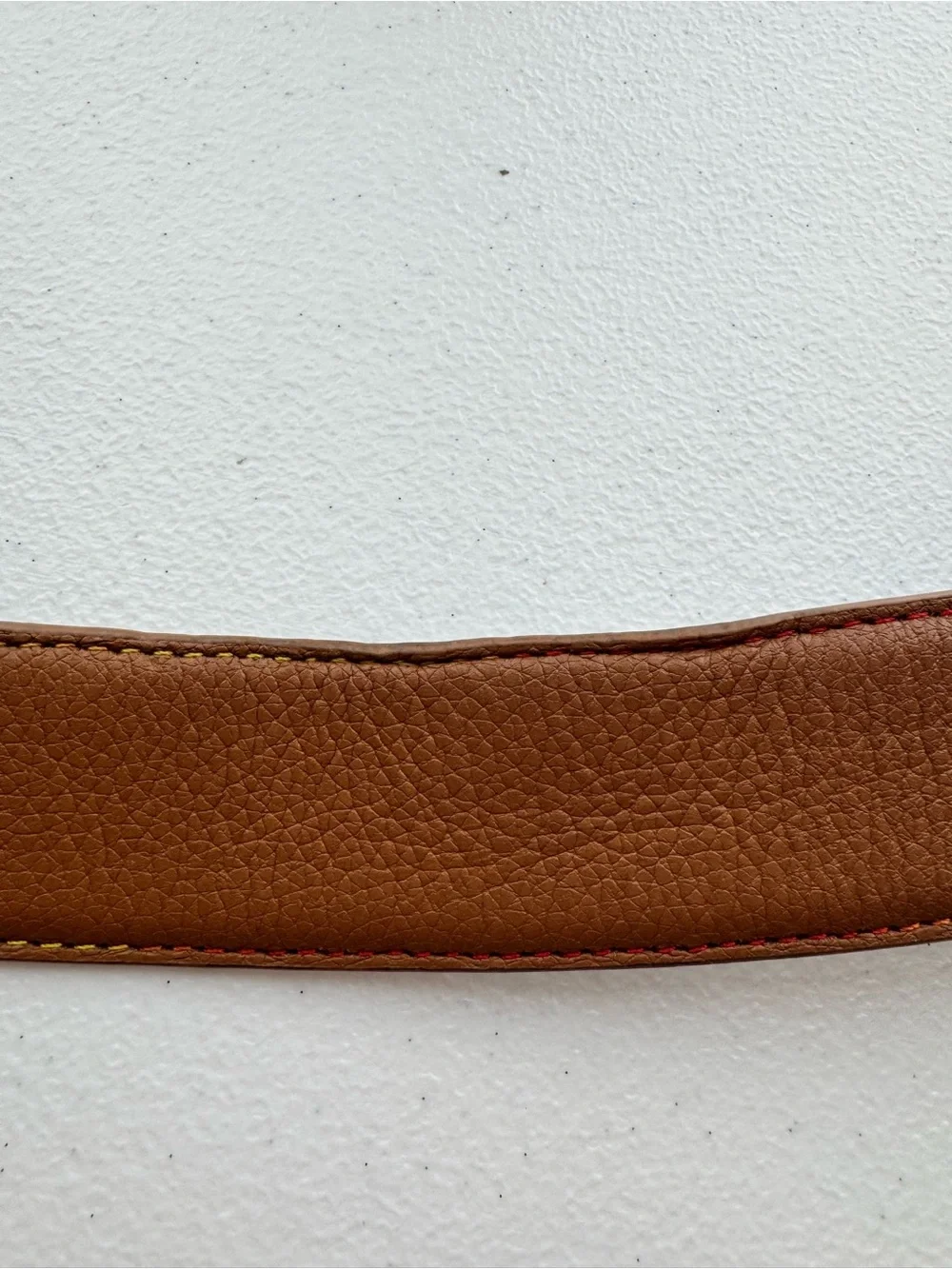 Robert Graham Reversible Leather Belt Brown Multicolor Abstract Lining Size 44